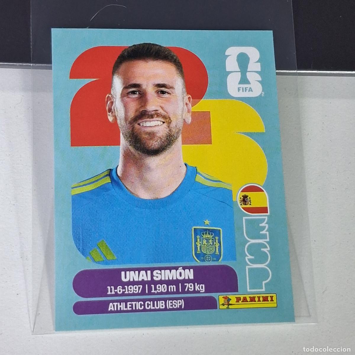 Cromos de F&uacute;tbol: A26 ESP 2 ESP2 UNAI SIM&Oacute;N SPAIN ESPA&Ntilde;A MUNDIAL FIFA WORLD CUP 2026 STICKER PANINI