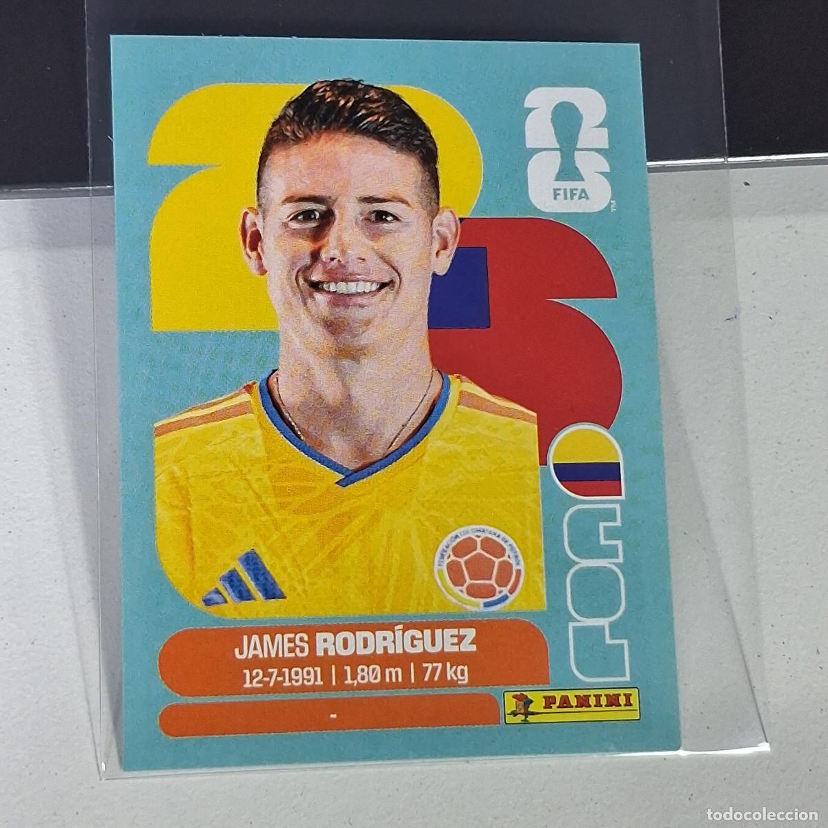 Cromos de F&uacute;tbol: A26 COL 14 COL14 JAMES RODR&Iacute;GUEZ COLOMBIA MUNDIAL FIFA WORLD CUP 2026 STICKER PANINI