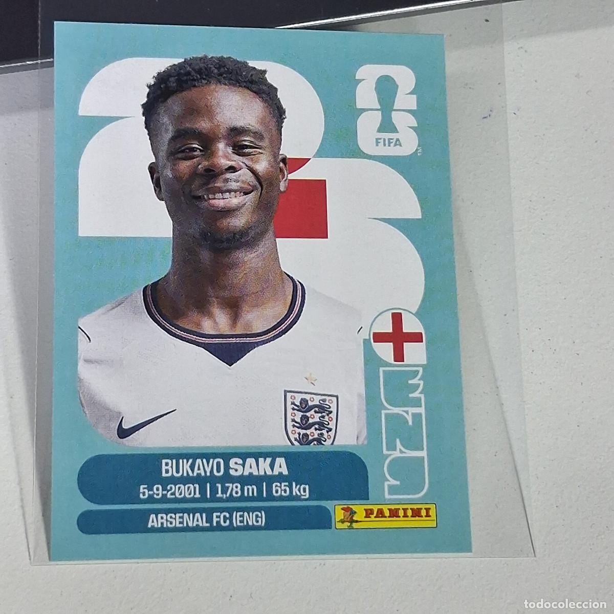 Cromos de F&uacute;tbol: A26 ENG 17 ENG17 BUKAYO SAKA ENGLAND INGLATERRA MUNDIAL FIFA WORLD CUP 2026 STICKER PANINI