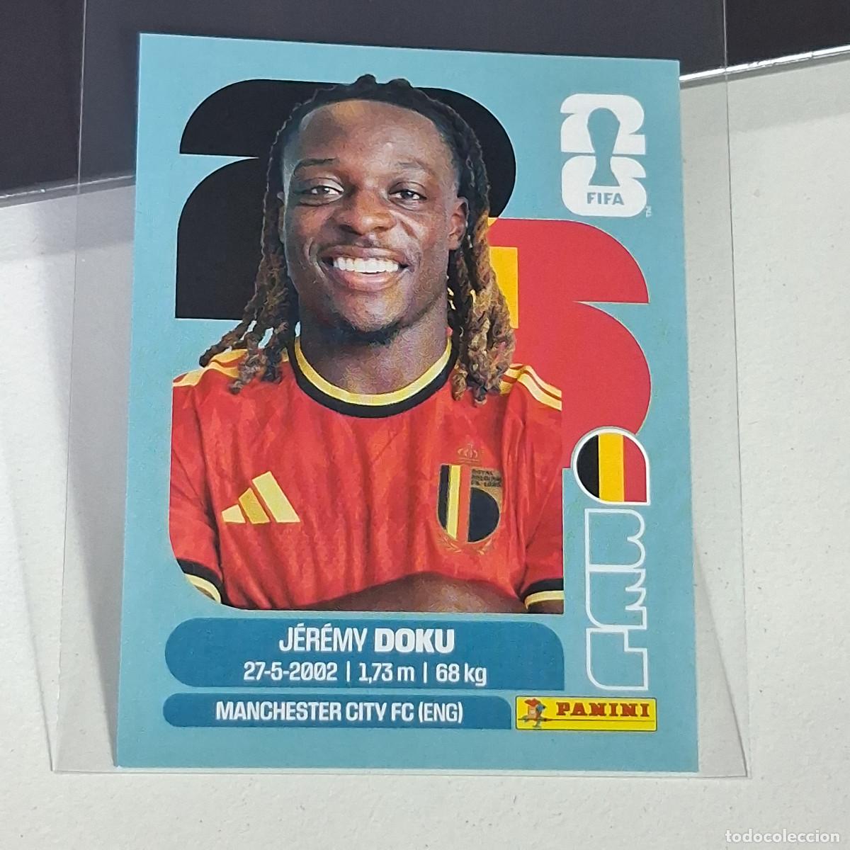 Cromos de F&uacute;tbol: A26 BEL 16 BEL16 J&Eacute;R&Eacute;MY DOKU B&Eacute;LGICA BELGIUM MUNDIAL FIFA WORLD CUP 2026 STICKER PANINI