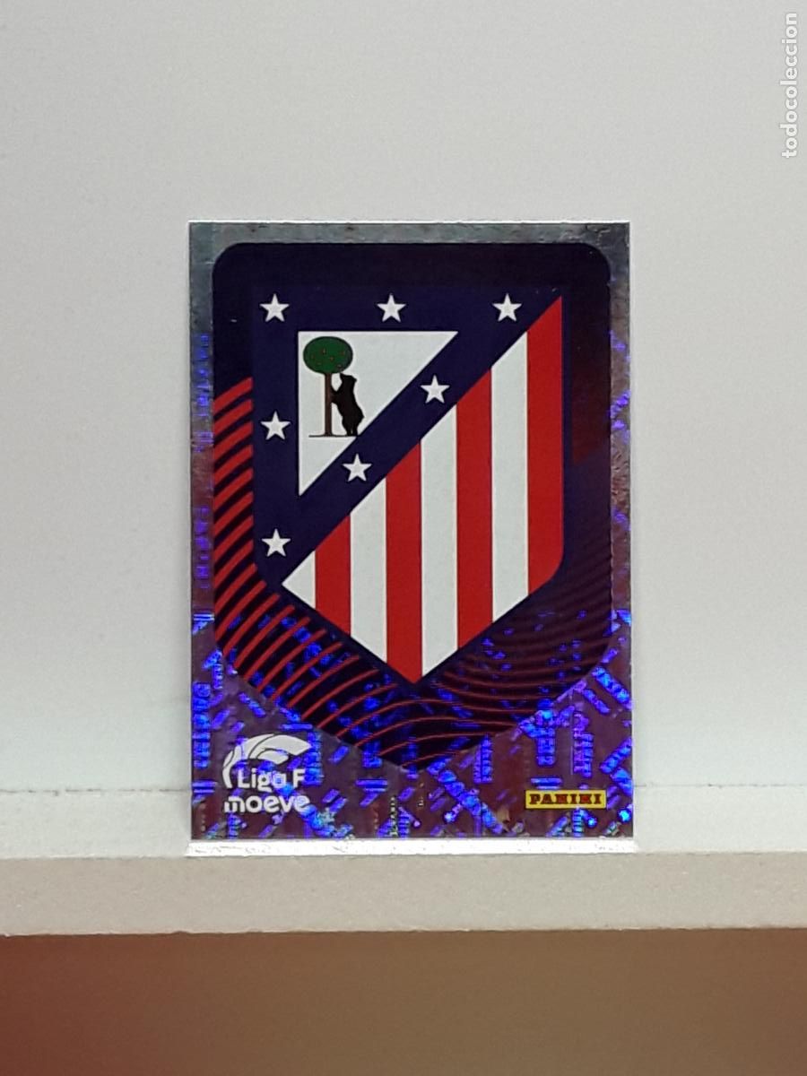 Cromos de F&uacute;tbol: LIGA FEMENINA 2025 2026 F 25 26 ALBUM PANINI LIGA N 42 ATLETICO MADRID ESCUDO LOGO