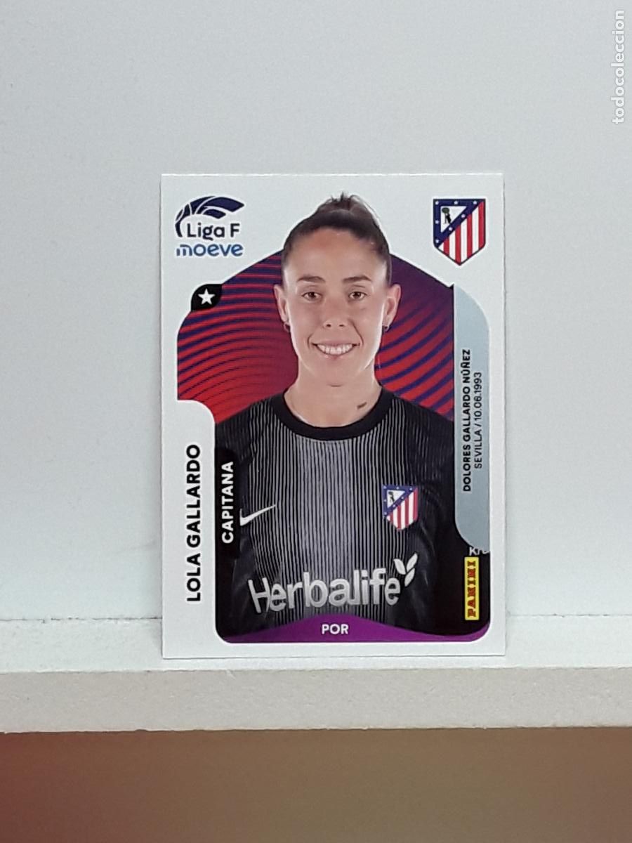 Cromos de F&uacute;tbol: LIGA FEMENINA 2025 2026 F 25 26 ALBUM PANINI LIGA N 44 ATLETICO MADRID LOLA GALLARDO