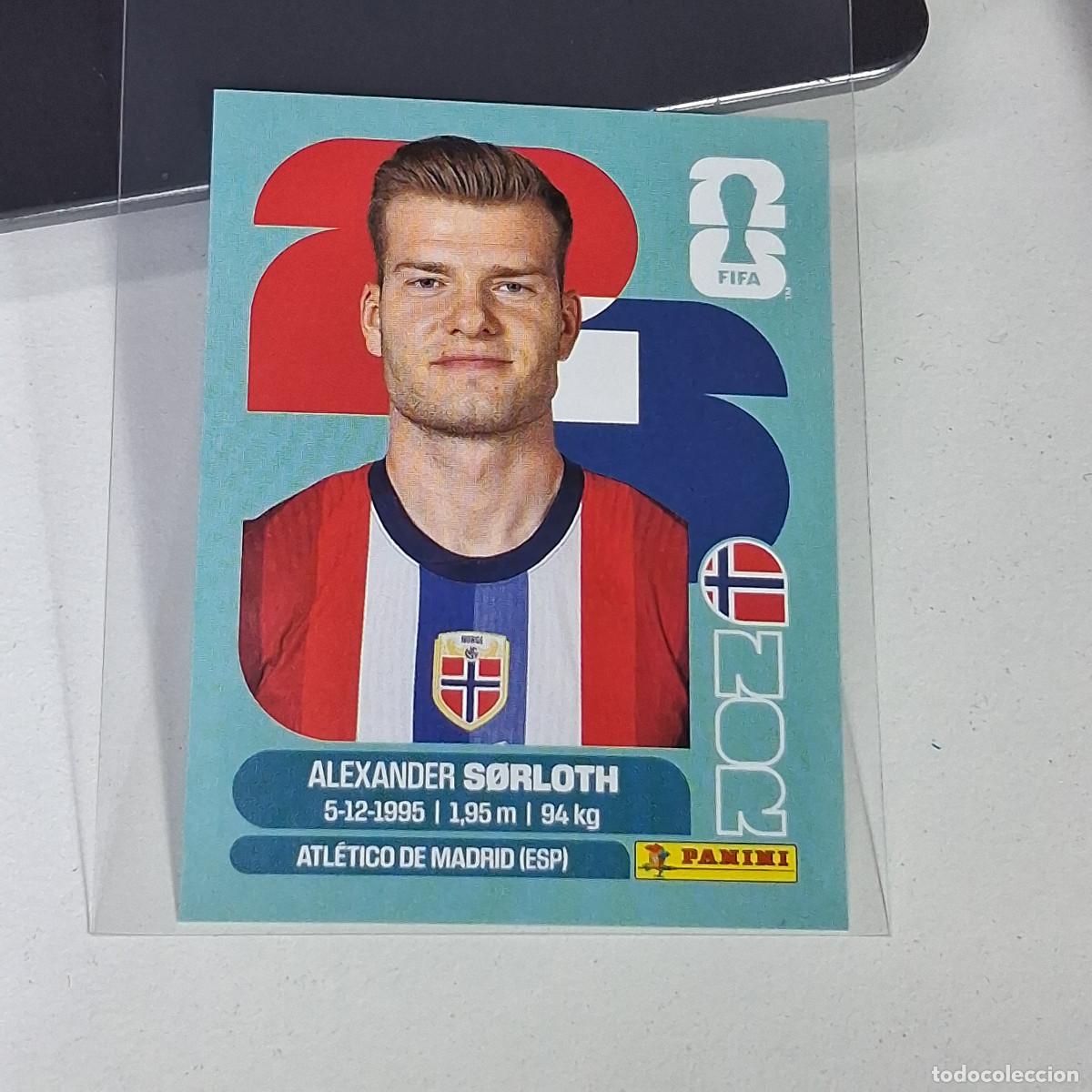 Cromos de F&uacute;tbol: A26 NOR 16 NOR16 ALEXANDER S&Oslash;RLOTH NORWAY NORUEGA MUNDIAL FIFA WORLD CUP 2026 STICKER PANINI