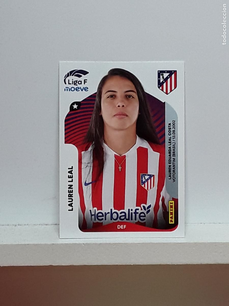 Cromos de F&uacute;tbol: LIGA FEMENINA 2025 2026 F 25 26 ALBUM PANINI LIGA N 48 ATLETICO MADRID LAUREN LEAL