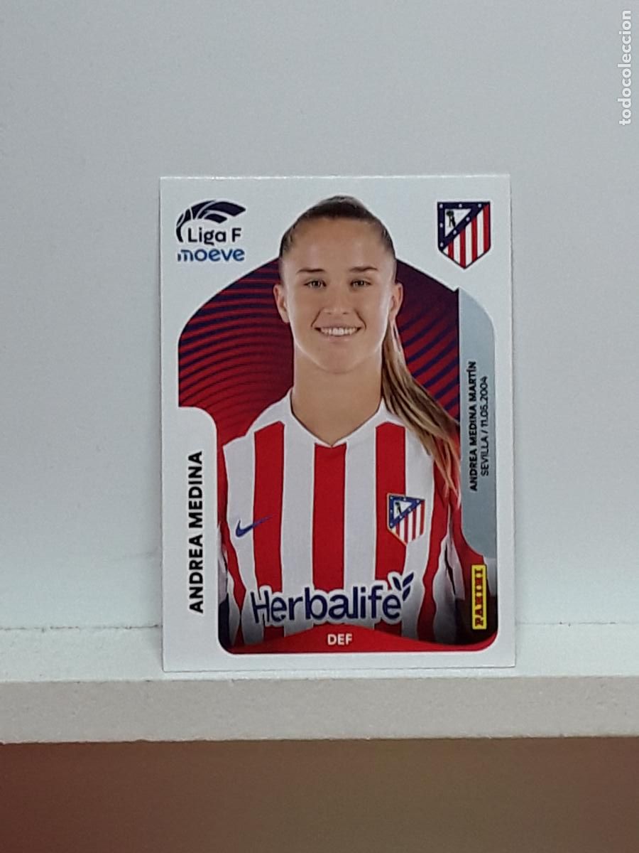 Cromos de F&uacute;tbol: LIGA FEMENINA 2025 2026 F 25 26 ALBUM PANINI LIGA N 50A 50 A ATLETICO MADRID ANDREA MEDINA