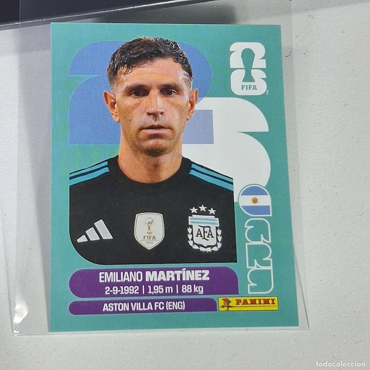 Cromos de F&uacute;tbol: A26 ARG2 ARG 2 EMILIANO MART&Iacute;NEZ ARGENTINA MUNDIAL FIFA WORLD CUP 2026 STICKER PANINI