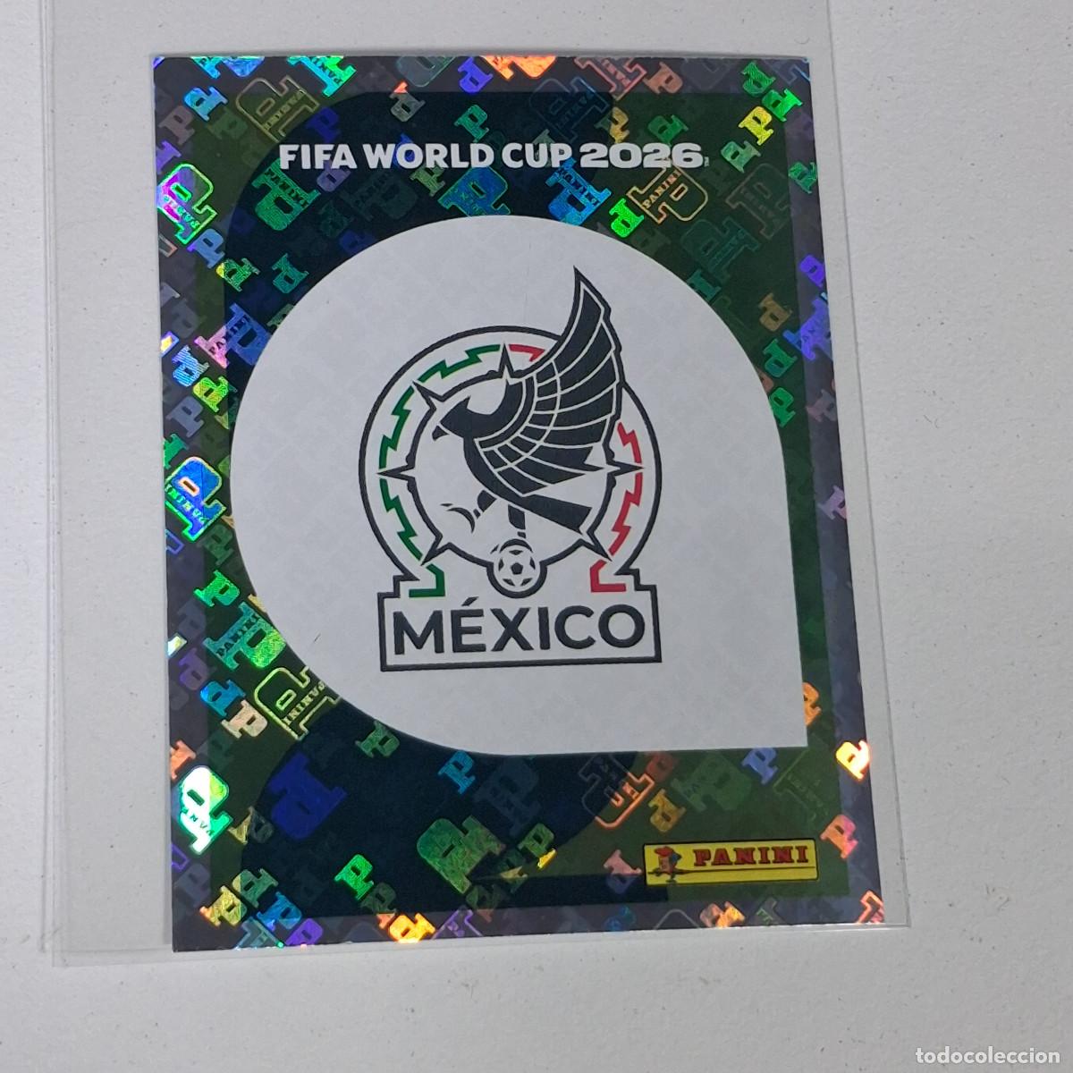 Cromos de F&uacute;tbol: A26 MEX 1 MEX1 ESCUDO LOGO BADGE M&Eacute;XICO MUNDIAL FIFA WORLD CUP 2026 STICKER PANINI
