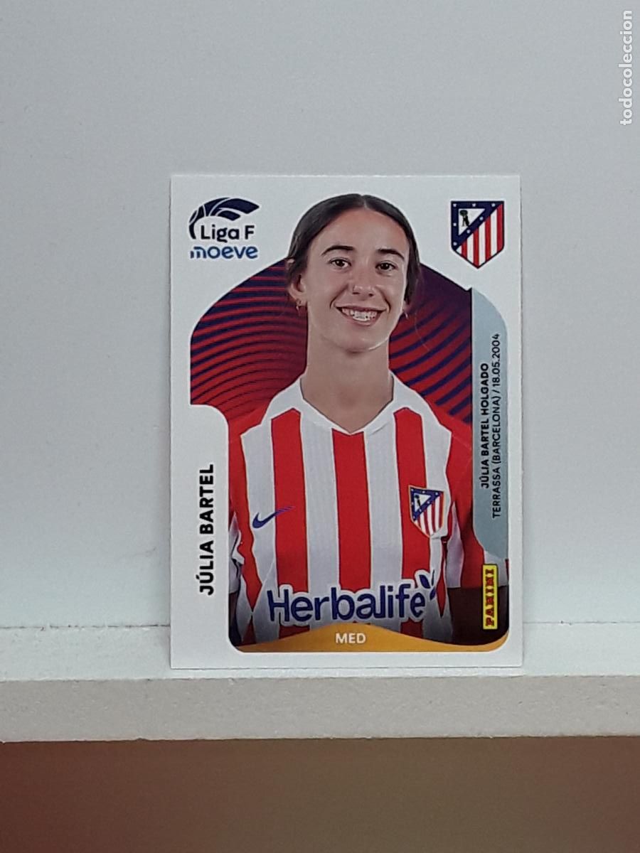 Cromos de F&uacute;tbol: LIGA FEMENINA 2025 2026 F 25 26 ALBUM PANINI LIGA N 54 ATLETICO MADRID JULIA BARTEL