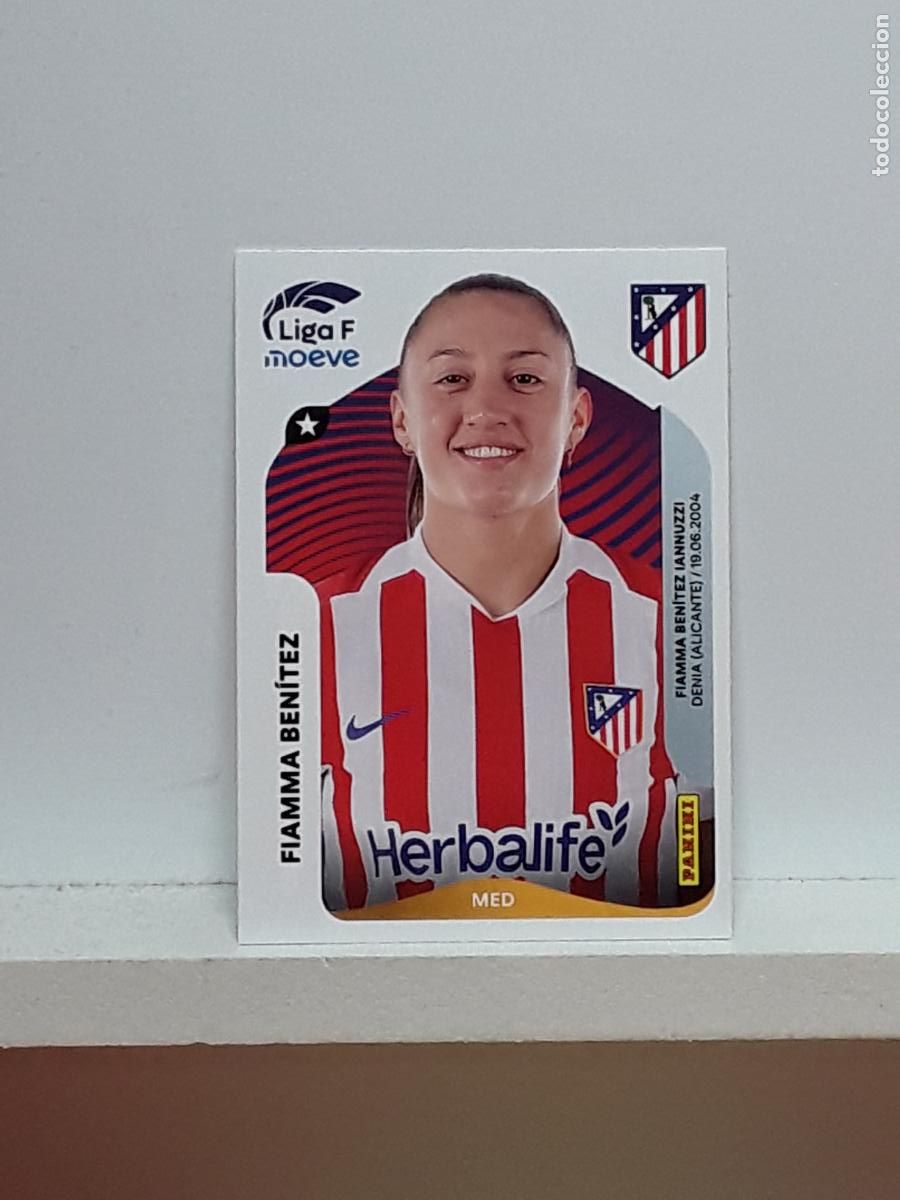 Cromos de F&uacute;tbol: LIGA FEMENINA 2025 2026 F 25 26 ALBUM PANINI LIGA N 55 ATLETICO MADRID FIAMMA BENITEZ