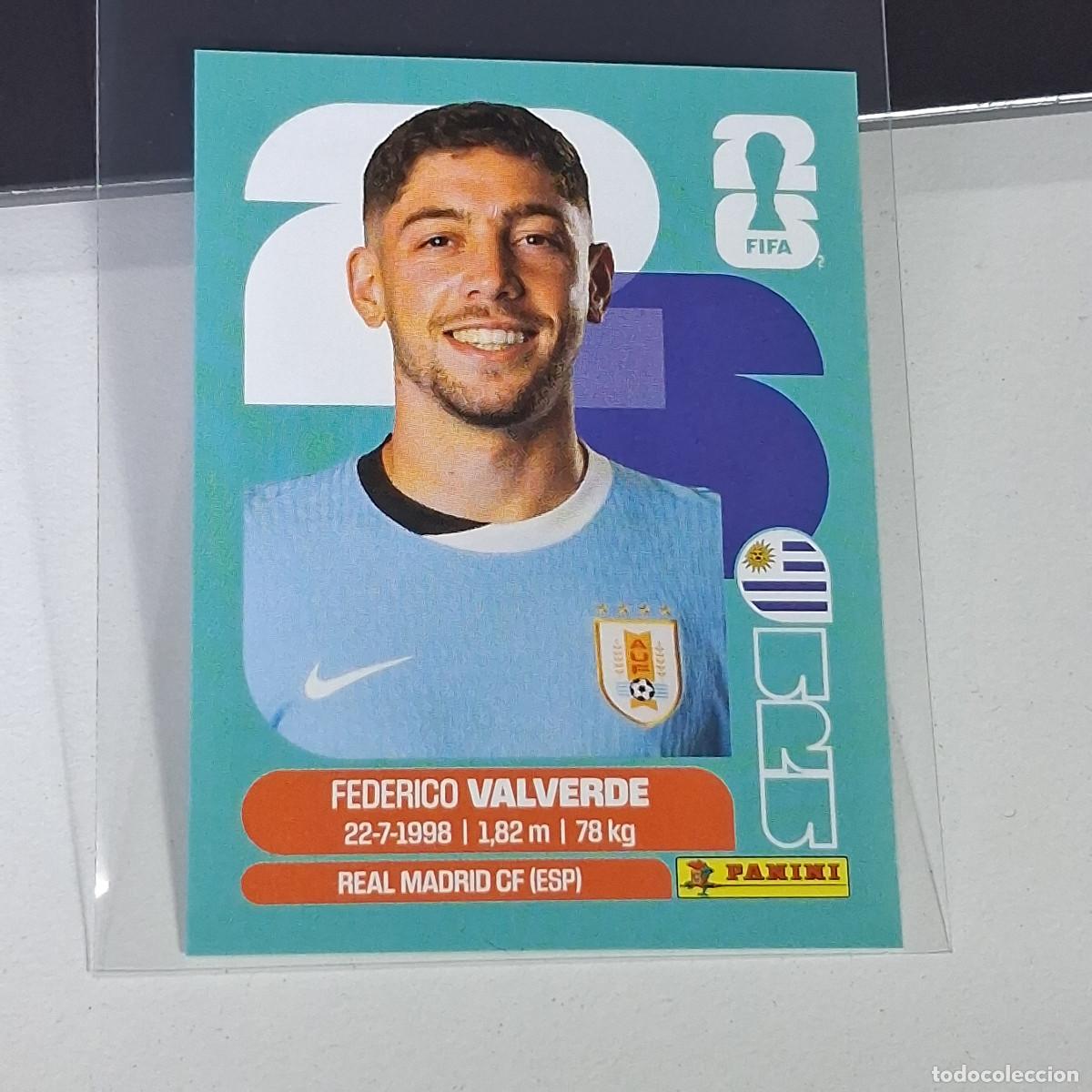 Cromos de F&uacute;tbol: A26 URU 10 URU10 FEDE FEDERICO VALVERDE URUGUAY MUNDIAL FIFA WORLD CUP 2026 STICKER PANINI