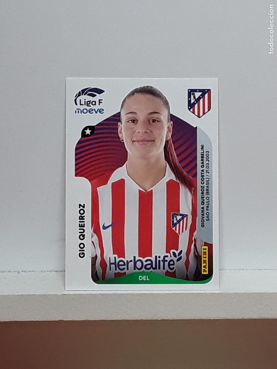 Cromos de F&uacute;tbol: LIGA FEMENINA 2025 2026 F 25 26 ALBUM PANINI LIGA N 58 ATLETICO MADRID GIO QUEIROZ