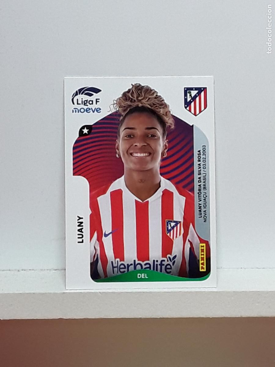 Cromos de F&uacute;tbol: LIGA FEMENINA 2025 2026 F 25 26 ALBUM PANINI LIGA N 59 ATLETICO MADRID LUANY