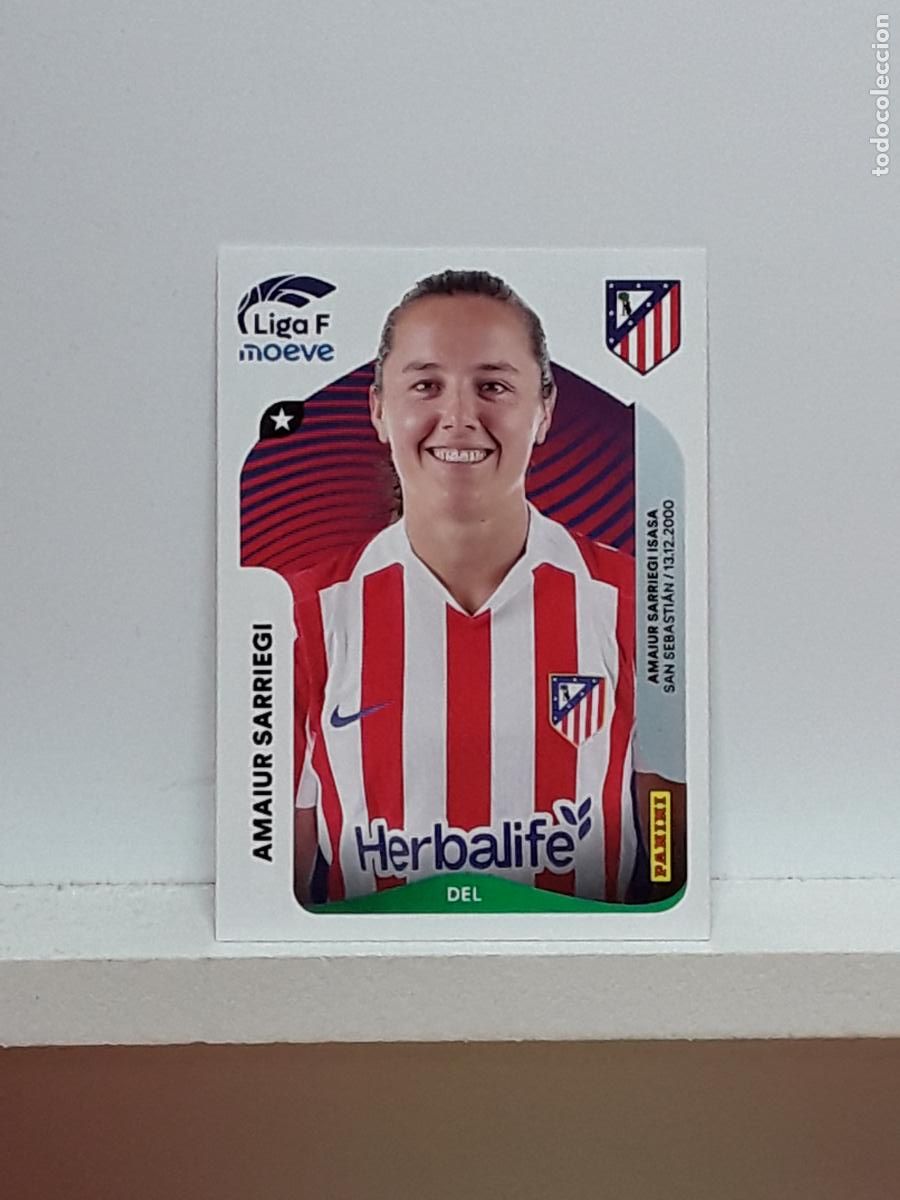 Cromos de Futebol: LIGA FEMENINA 2025 2026 F 25 26 ALBUM PANINI LIGA N 61 ATLETICO MADRID AMAIUR SARRIEGI