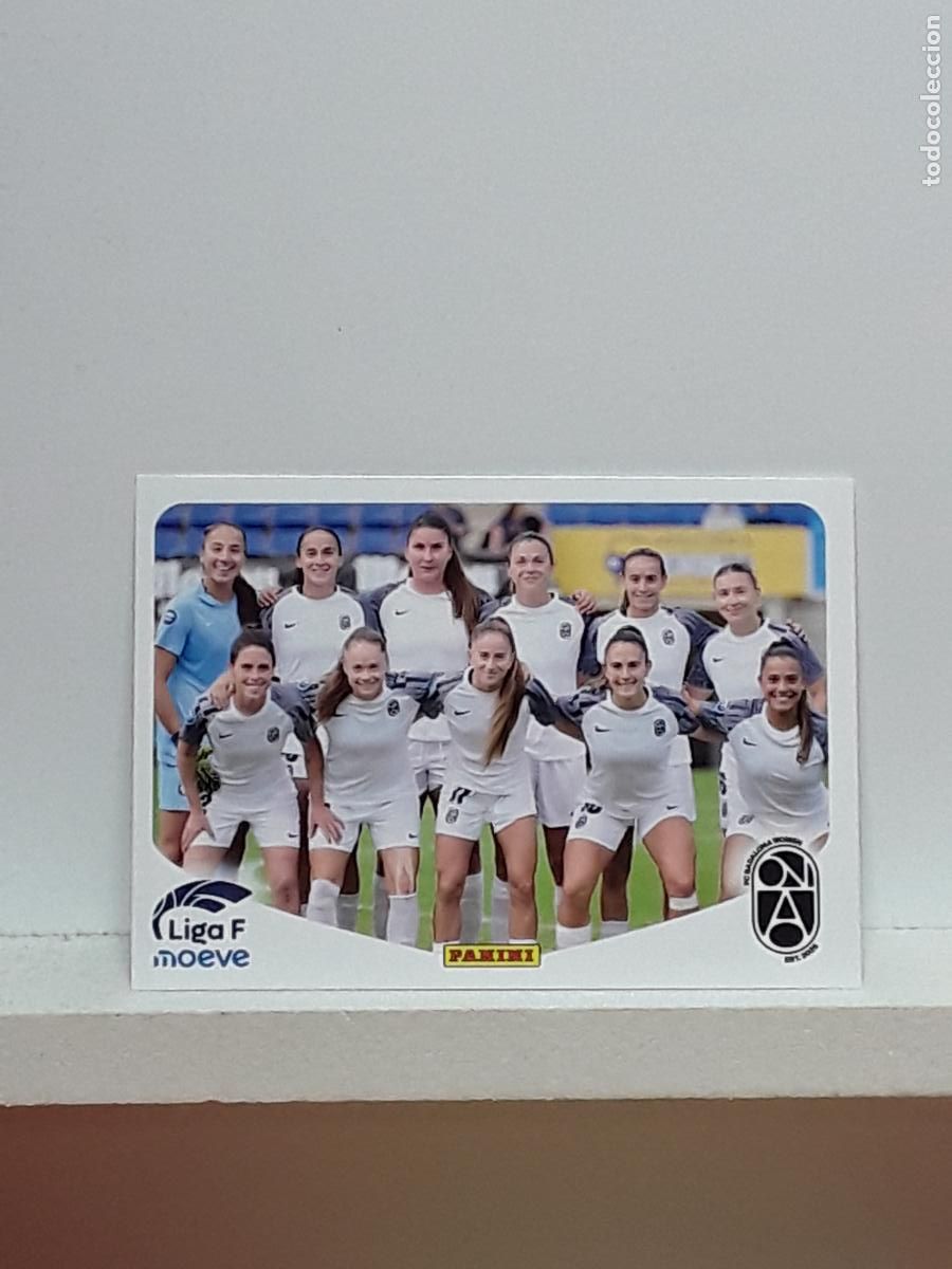 Cartes &agrave; collectionner de Football: LIGA FEMENINA 2025 2026 F 25 26 ALBUM PANINI LIGA N 63 BADALONA ALINEACION EQUIPO