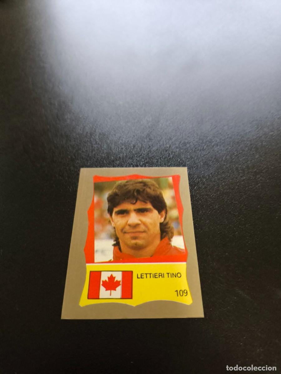 Fu&szlig;ball-Sticker: 109 TINO LETTIERI CANADA REYAUCA MUNDIAL MEXICO 1986 WORLD CUP NO ESTE PANINI