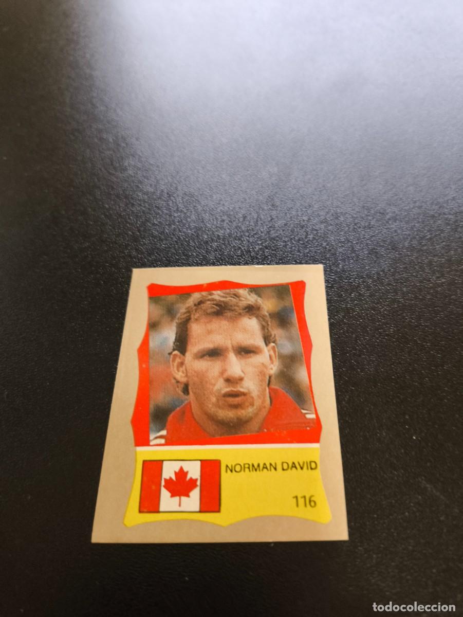 Cromos de F&uacute;tbol: 116 DAVID NORMAN CANADA REYAUCA MUNDIAL MEXICO 1986 WORLD CUP NO ESTE PANINI