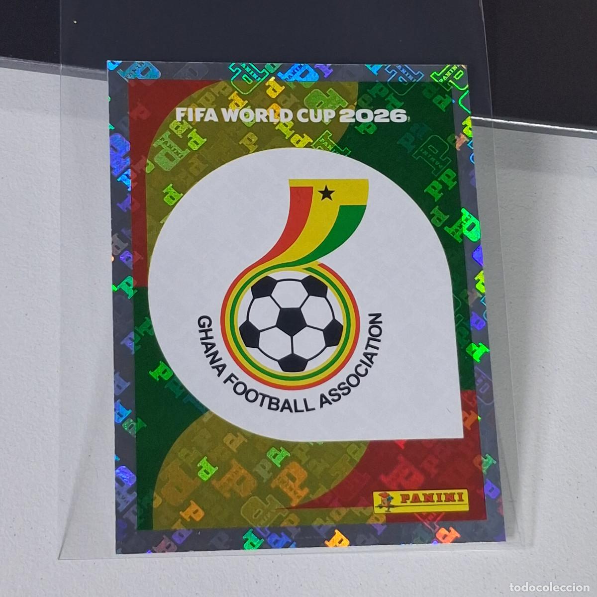 Cromos de Futebol: A28 GHA1 GHA 1 ESCUDO LOGO BADGE GHANA MUNDIAL FIFA WORLD CUP 2026 STICKER PANINI