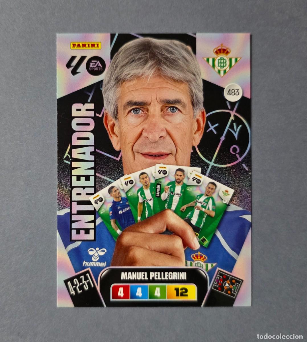 Cromos de F&uacute;tbol: 483 MANUEL PELLEGRINI (ENTRENADOR) - BETIS - ADRENALYN XL 2025-26 - 25/26 (NUEVO)