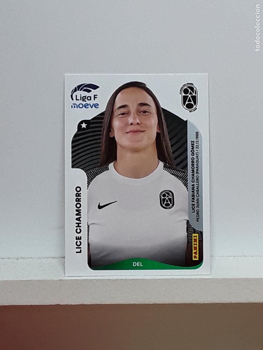Cromos de F&uacute;tbol: LIGA FEMENINA 2025 2026 F 25 26 ALBUM PANINI LIGA N 81 BADALONA LICE CHAMORRO