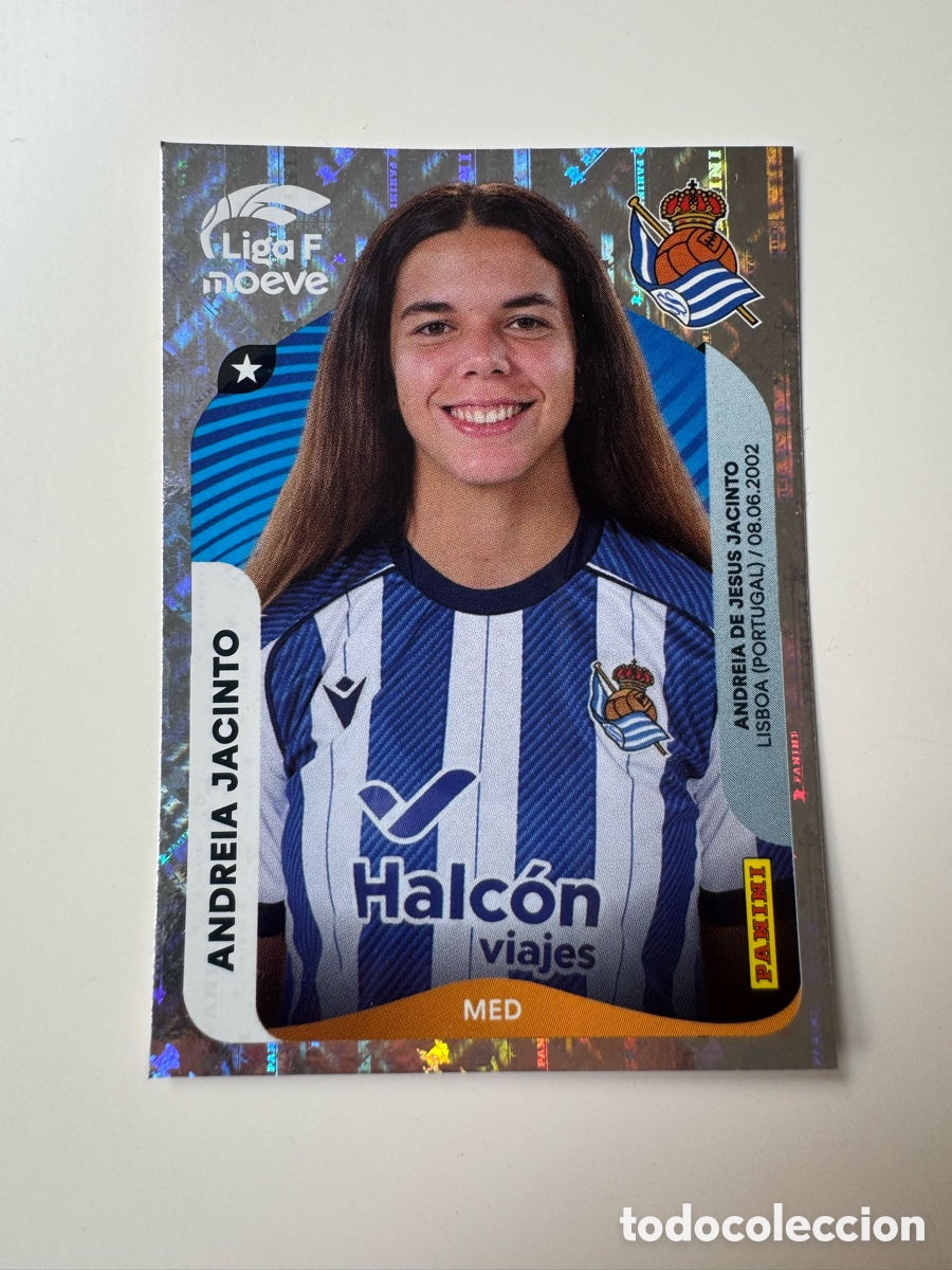 Cromos de F&uacute;tbol: PANINI LIGA F FEMENINA 2025-2026 25-26 &ndash; Andreia Jacinto Real Sociedad N&ordm; 294
