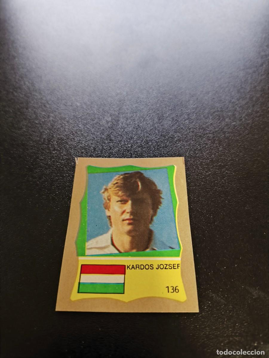 Fu&szlig;ball-Sticker: 136 JOZSEF KARDOS HUNGRIA HUNGARY REYAUCA MUNDIAL MEXICO 1986 WORLD CUP NO ESTE PANINI