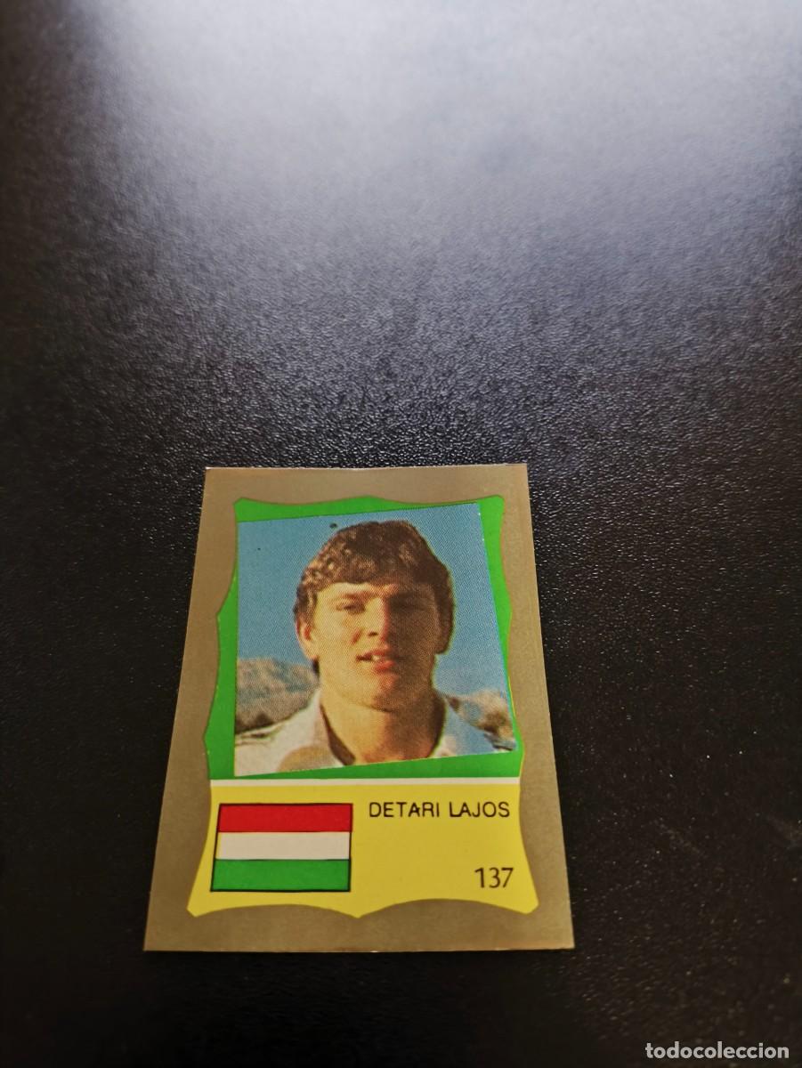 Fu&szlig;ball-Sticker: 137 LAJOS DETARI HUNGRIA HUNGARY REYAUCA MUNDIAL MEXICO 1986 WORLD CUP NO ESTE PANINI