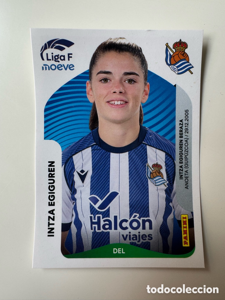 Fu&szlig;ball-Sticker: PANINI LIGA F FEMENINA 2025-2026 25-26 &ndash; Intza Egiguren Real Sociedad N&ordm; 300 B 300B