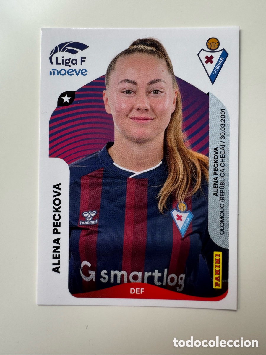 Fu&szlig;ball-Sticker: PANINI LIGA F FEMENINA 2025-2026 25-26 &ndash; Alena Peckov&aacute; SD Eibar N&ordm; 166 A