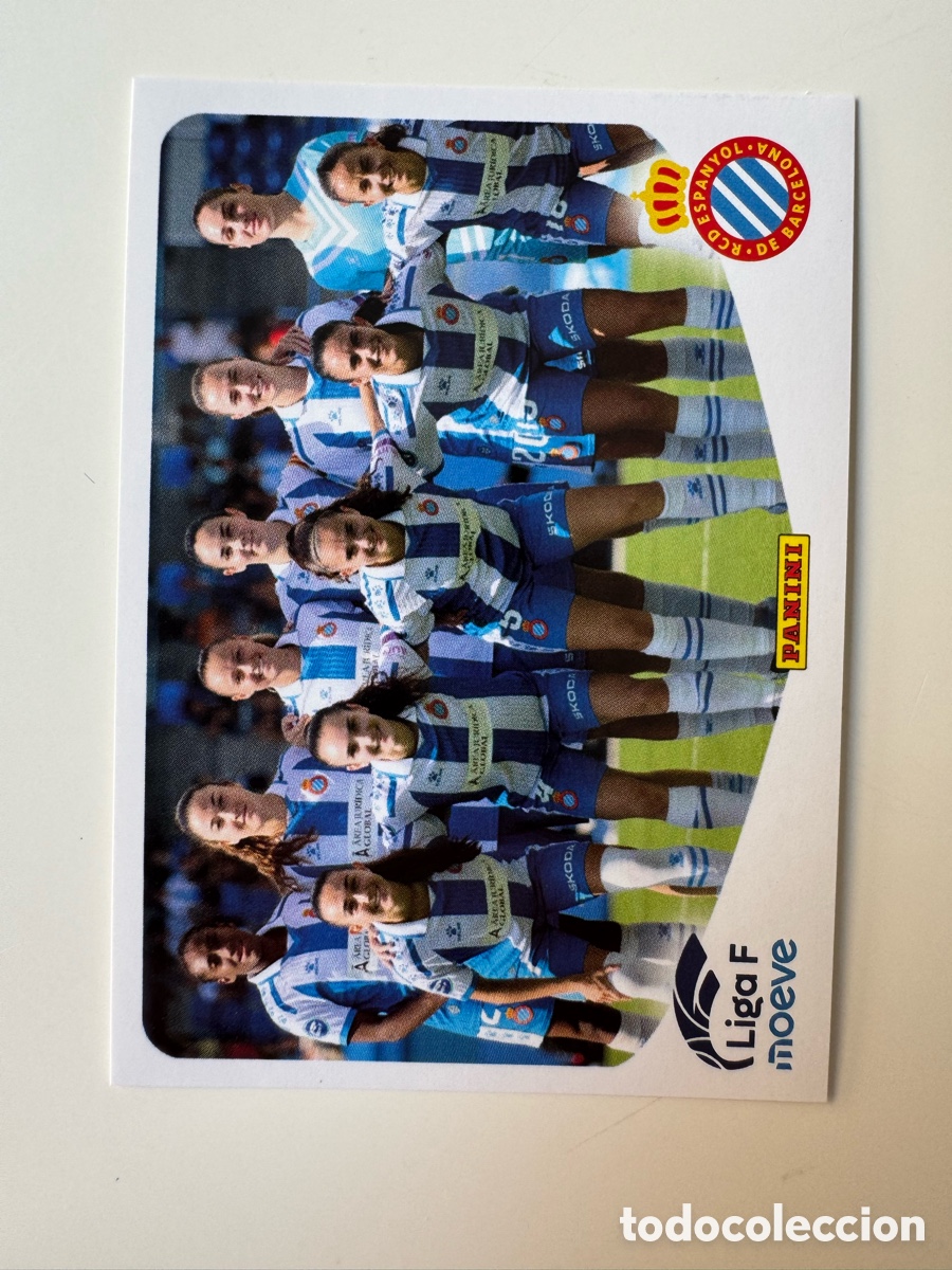 Cromos de F&uacute;tbol: PANINI LIGA F FEMENINA 2025-2026 25-26 &ndash; RCD Espanyol N&ordm; 183 PLANTILLA