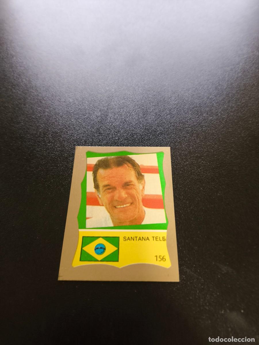 Cromos de F&uacute;tbol: 156 TELE SANTANA BRASIL BRAZIL REYAUCA MUNDIAL MEXICO 1986 WORLD CUP NO ESTE PANINI