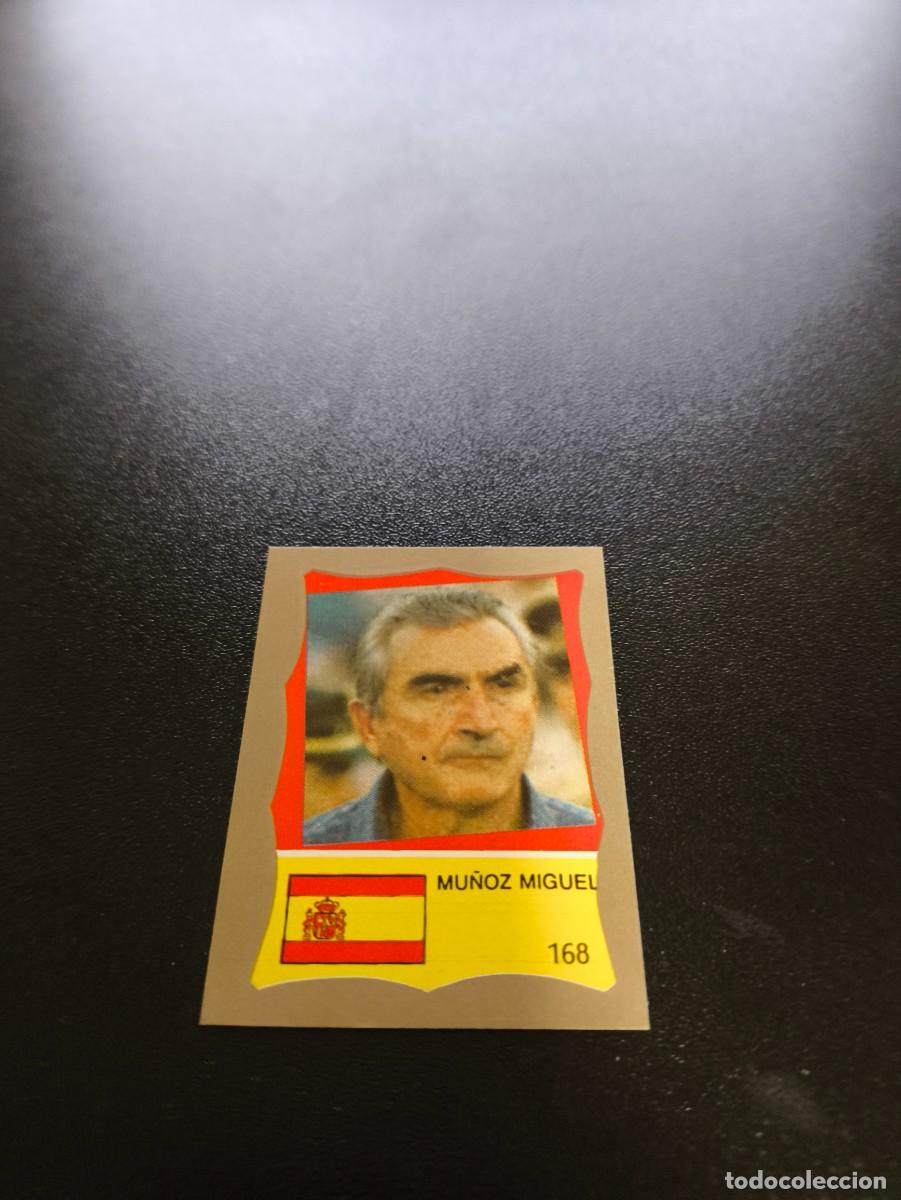 Cromos de F&uacute;tbol: 168 MIGUEL MU&Ntilde;OZ REAL MADRID ESPA&Ntilde;A SPAIN REYAUCA MUNDIAL MEXICO 1986 WORLD CUP NO ESTE PANINI