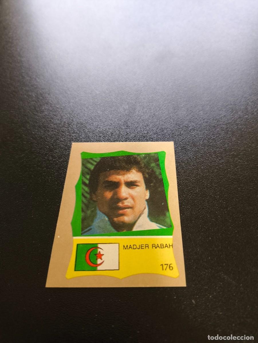 Cromos de F&uacute;tbol: 176 RABAH MADJER VALENCIA ARGELIA ALGERIE REYAUCA MUNDIAL MEXICO 1986 WORLD CUP NO ESTE PANINI