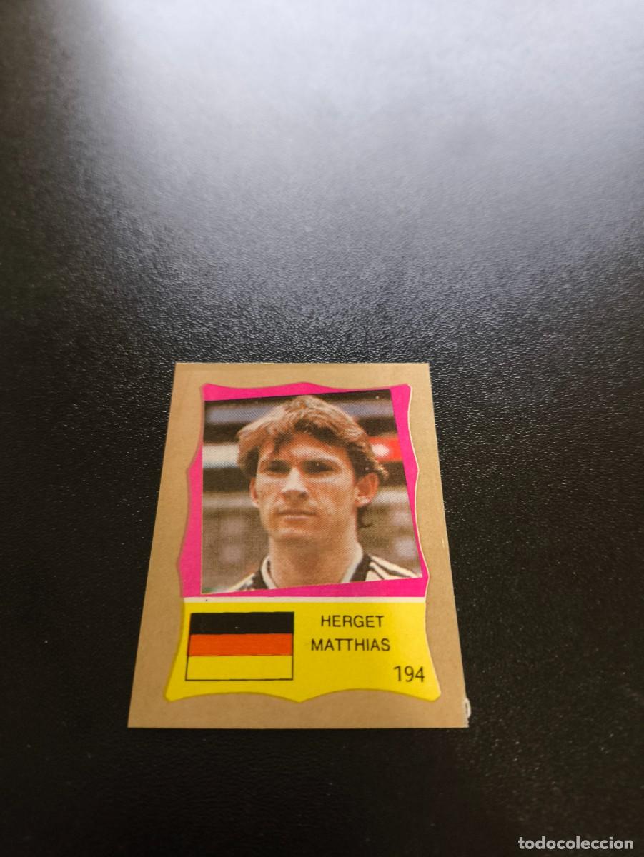 Cromos de F&uacute;tbol: 194 MATTHIAS HERGET ALEMANIA GERMANY REYAUCA MUNDIAL MEXICO 1986 WORLD CUP NO ESTE PANINI
