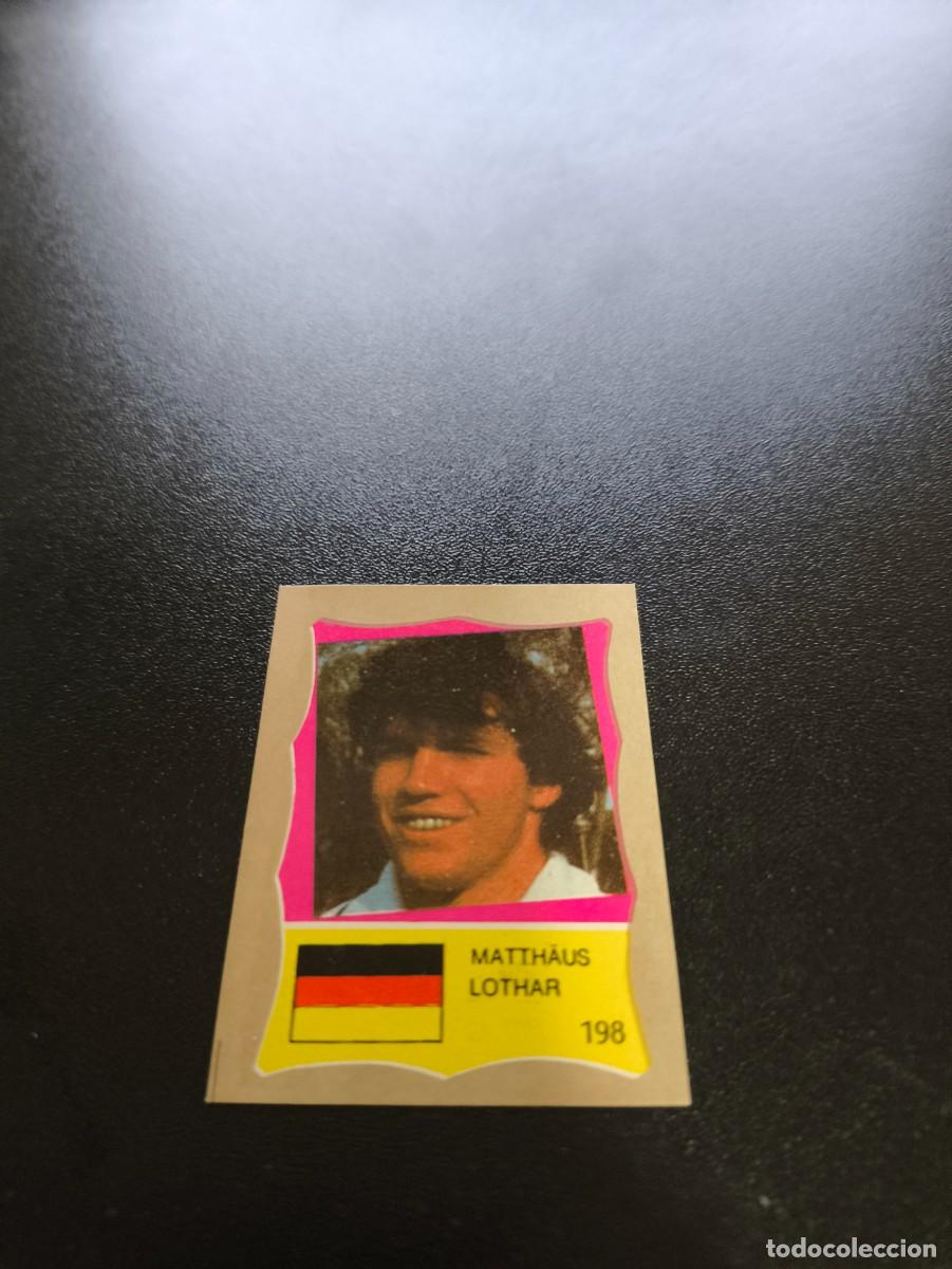 Cromos de F&uacute;tbol: 198 LOTHAR MATTHAUS ALEMANIA GERMANY REYAUCA MUNDIAL MEXICO 1986 WORLD CUP NO ESTE PANINI