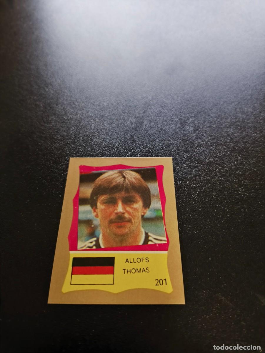 Cromos de F&uacute;tbol: 201 THOMAS ALLOFS ALEMANIA GERMANY REYAUCA MUNDIAL MEXICO 1986 WORLD CUP NO ESTE PANINI