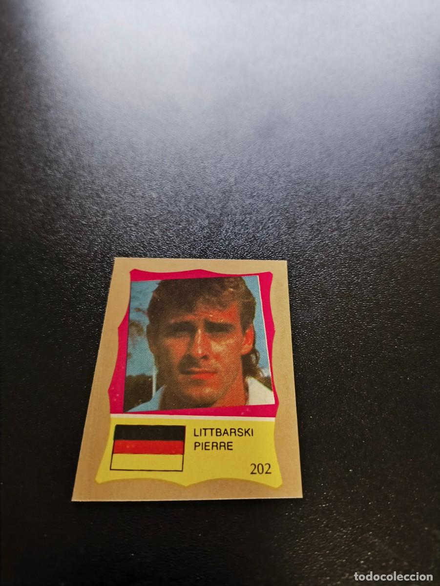 Cromos de F&uacute;tbol: 202 PIERRE LITTBARSKI ALEMANIA GERMANY REYAUCA MUNDIAL MEXICO 1986 WORLD CUP NO ESTE PANINI