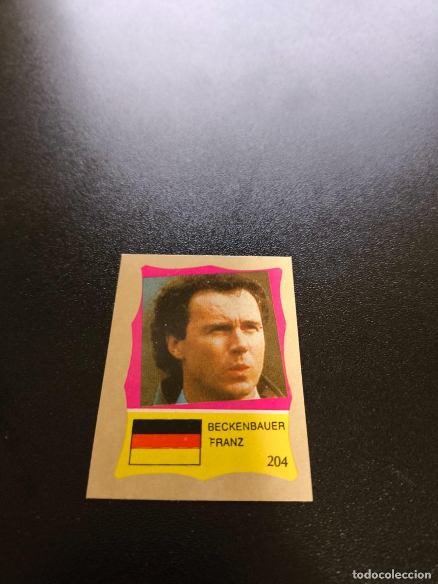 Cromos de F&uacute;tbol: 204 FRANZ BECKENBAUER ALEMANIA GERMANY REYAUCA MUNDIAL MEXICO 1986 WORLD CUP NO ESTE PANINI