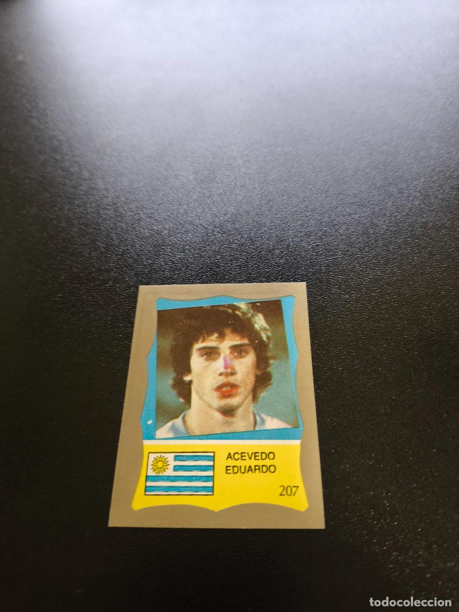 Cromos de F&uacute;tbol: 207 EDUARDO ACEVEDO URUGUAY REYAUCA MUNDIAL MEXICO 1986 WORLD CUP NO ESTE PANINI