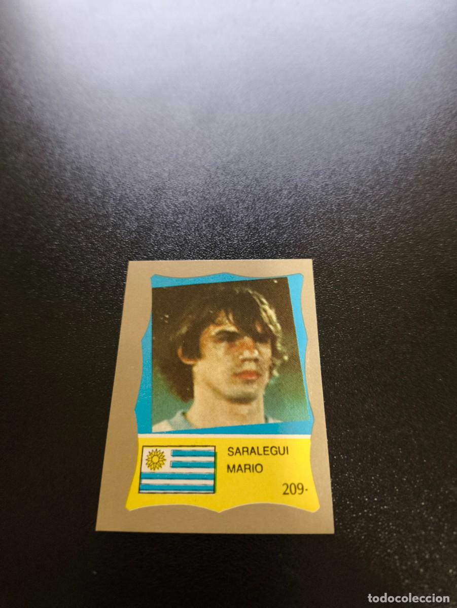 Cromos de F&uacute;tbol: 209 MARIO SARALEGUI URUGUAY REYAUCA MUNDIAL MEXICO 1986 WORLD CUP NO ESTE PANINI