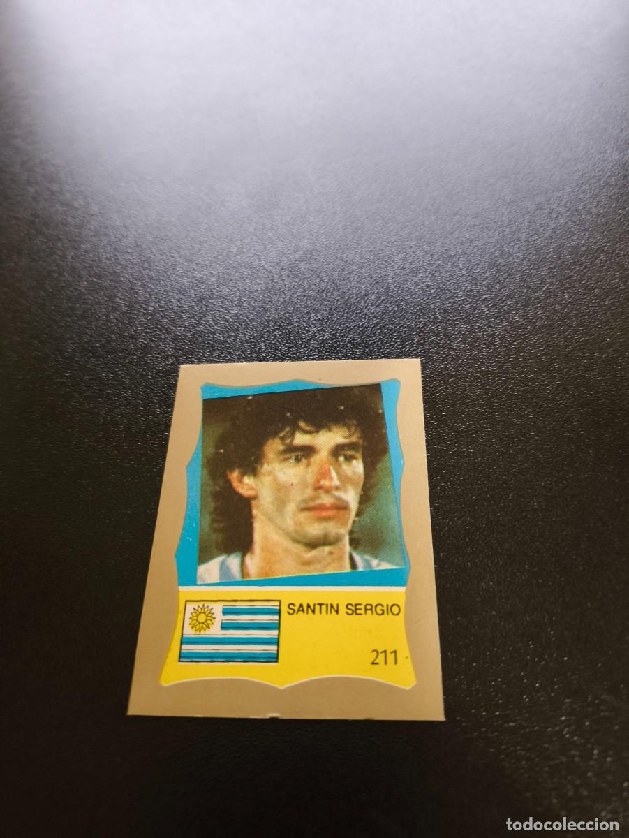 Cromos de F&uacute;tbol: 211 SERGIO SANTIN URUGUAY REYAUCA MUNDIAL MEXICO 1986 WORLD CUP NO ESTE PANINI