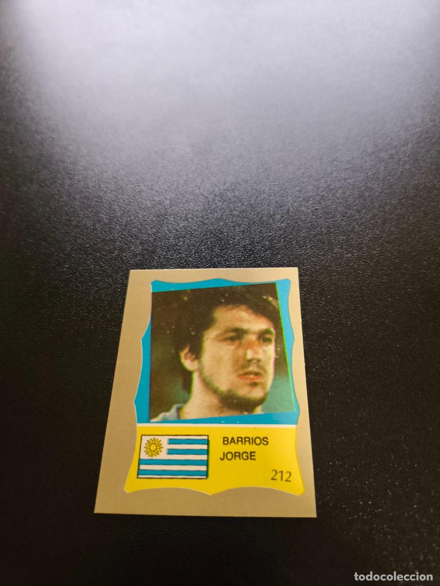 Cromos de F&uacute;tbol: 212 JORGE BARRIOS URUGUAY REYAUCA MUNDIAL MEXICO 1986 WORLD CUP NO ESTE PANINI