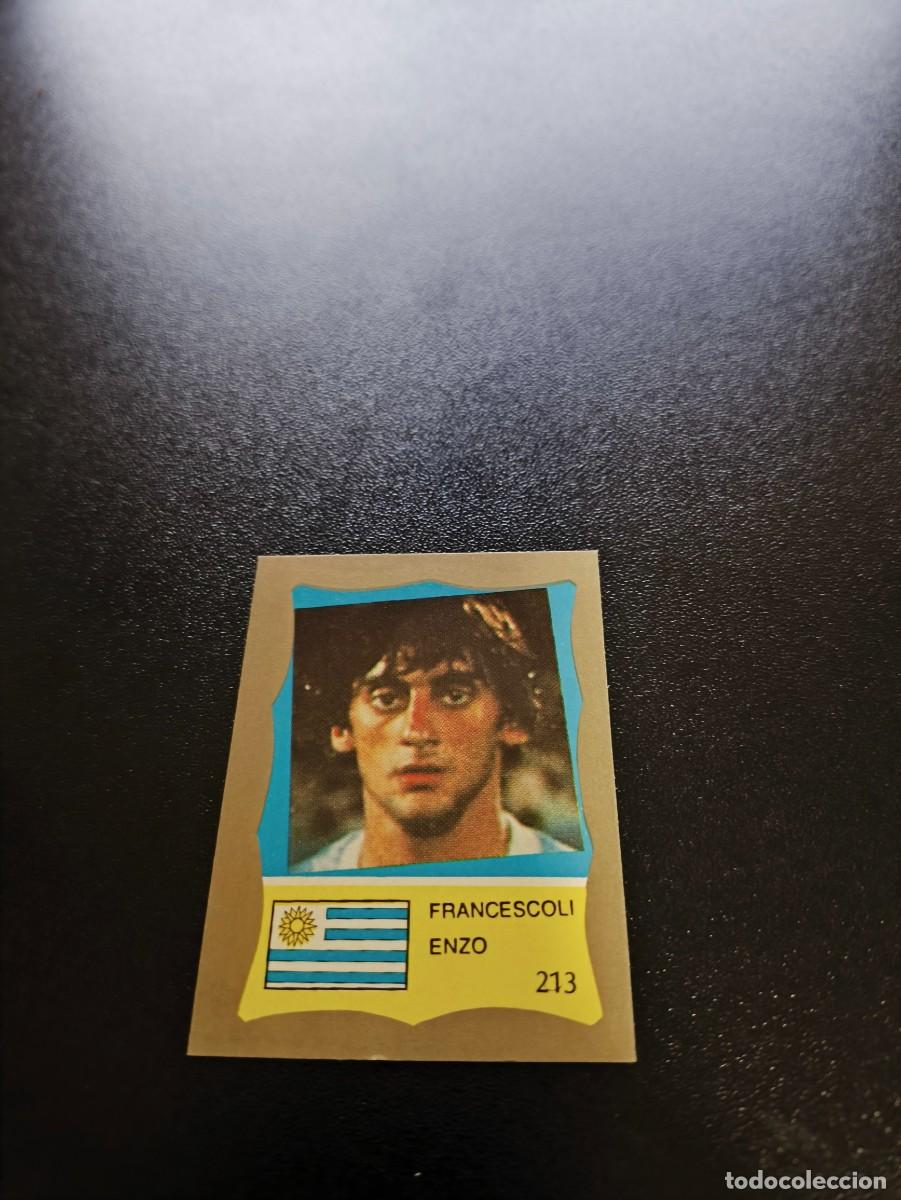 Cromos de F&uacute;tbol: 213 ENZO FRANCESCOLI URUGUAY REYAUCA MUNDIAL MEXICO 1986 WORLD CUP NO ESTE PANINI