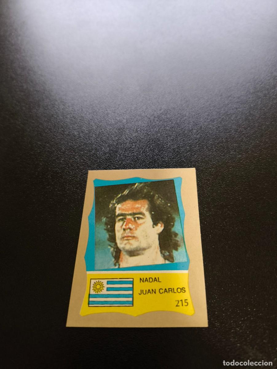 Cromos de F&uacute;tbol: 215 JUAN CARLOS NADAL SEVILLA URUGUAY REYAUCA MUNDIAL MEXICO 1986 WORLD CUP NO ESTE PANINI