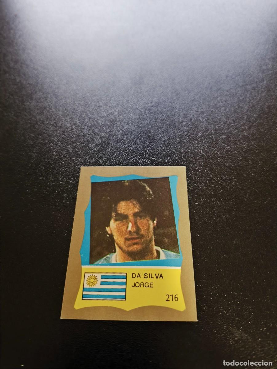 Cromos de F&uacute;tbol: 216 JORGE DA SILVA VALLADOLID ATLETICO URUGUAY REYAUCA MUNDIAL MEXICO 1986 WORLD CUP NO ESTE PANINI