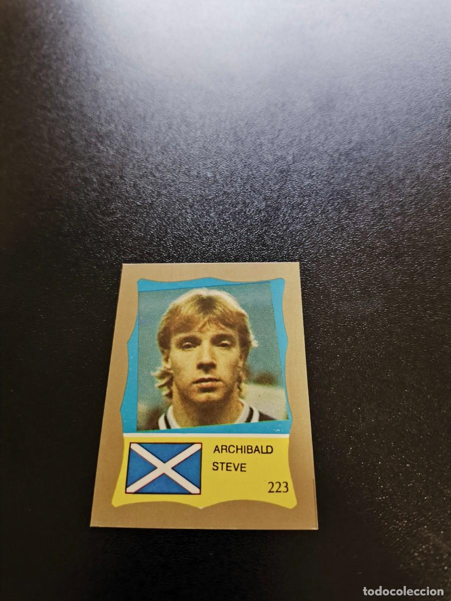 Cromos de F&uacute;tbol: 223 STEVE ARCHIBALD BARCELONA ESCOCIA SCOTLAND REYAUCA MUNDIAL MEXICO 1986 WORLD CUP NO ESTE PANINI