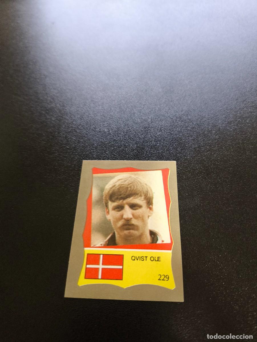 Cromos de F&uacute;tbol: 229 OLE QVIST DINAMARCA DENMARK REYAUCA MUNDIAL MEXICO 1986 WORLD CUP NO ESTE PANINI
