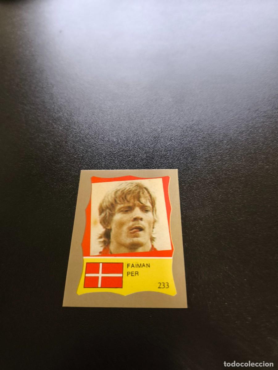 Cromos de F&uacute;tbol: 233 PER FAIMAN DINAMARCA DENMARK REYAUCA MUNDIAL MEXICO 1986 WORLD CUP NO ESTE PANINI