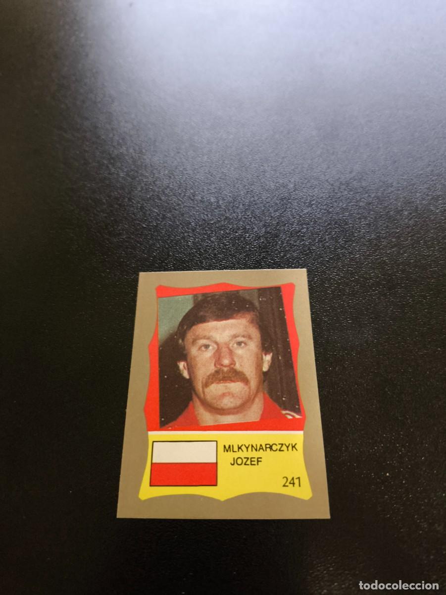 Cromos de F&uacute;tbol: 241 JOZEF MLKYNARCZYK POLONIA POLAND REYAUCA MUNDIAL MEXICO 1986 WORLD CUP NO ESTE PANINI