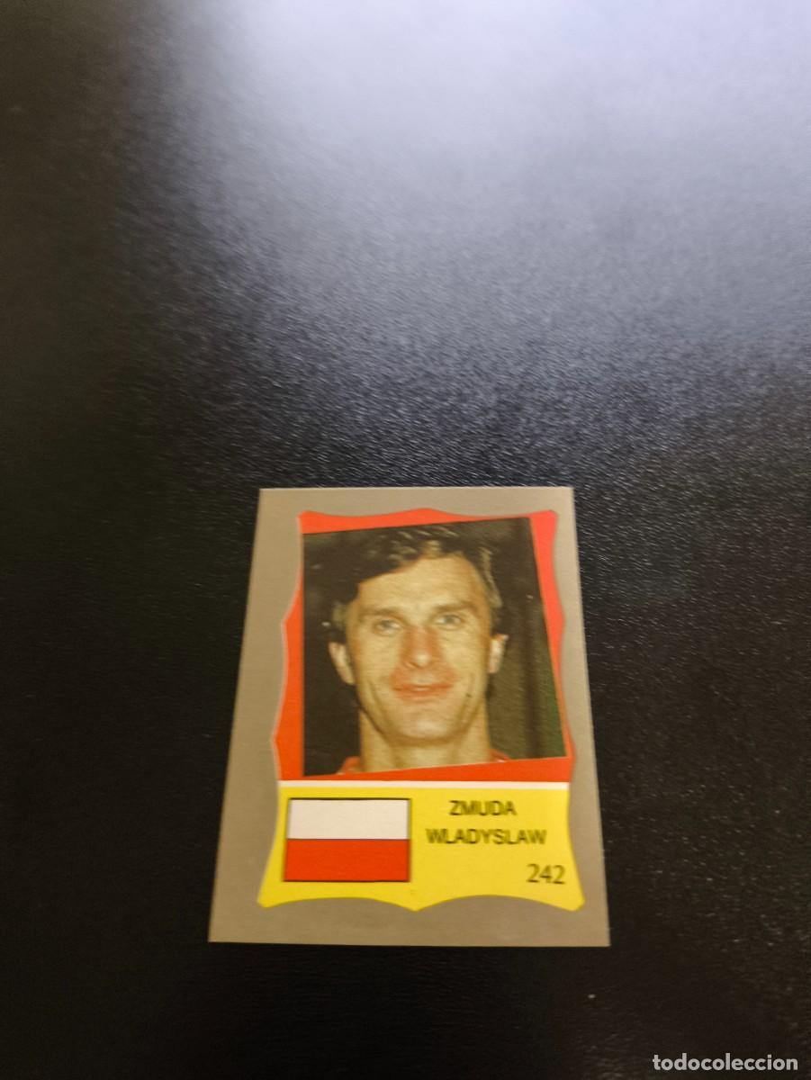 Cromos de F&uacute;tbol: 242 WLADYSLAW ZMUDA POLONIA POLAND REYAUCA MUNDIAL MEXICO 1986 WORLD CUP NO ESTE PANINI