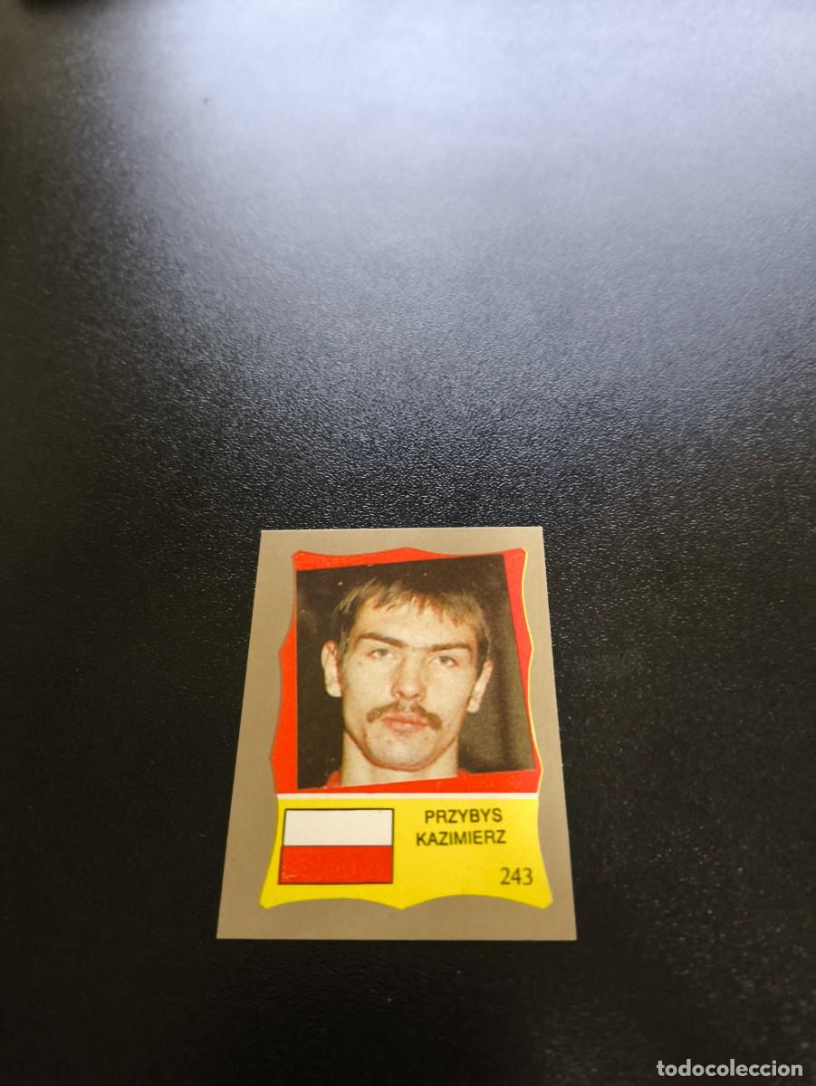 Fu&szlig;ball-Sticker: 243 KAZIMIERZ PRZYBYS POLONIA POLAND REYAUCA MUNDIAL MEXICO 1986 WORLD CUP NO ESTE PANINI